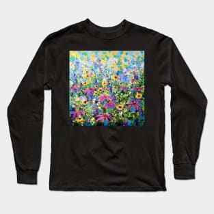 Summer Colour :colourful summer flowers Long Sleeve T-Shirt